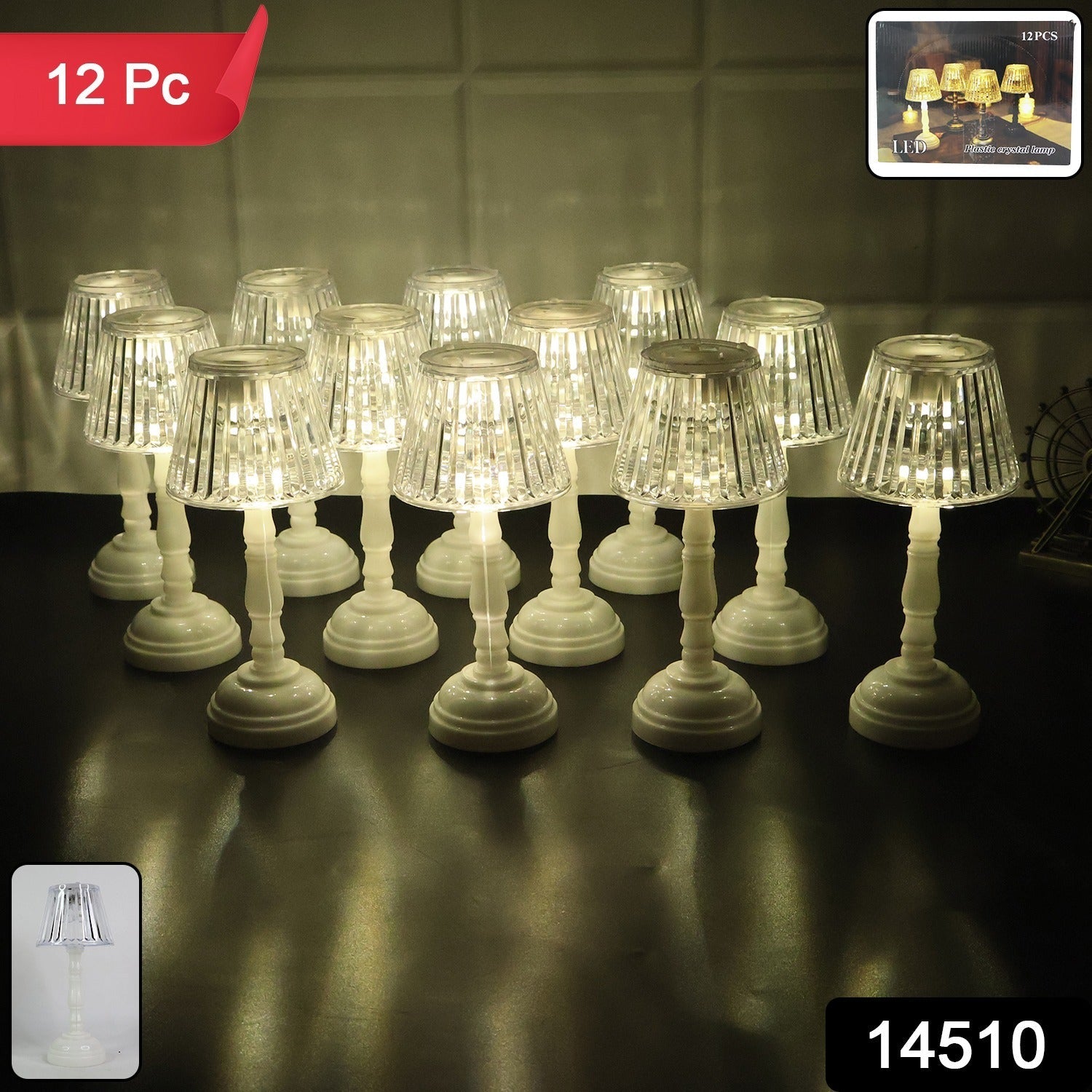 Decorative LED Crystal Table Lamp