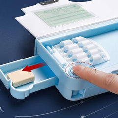 '-up pencil box with space theme for kids