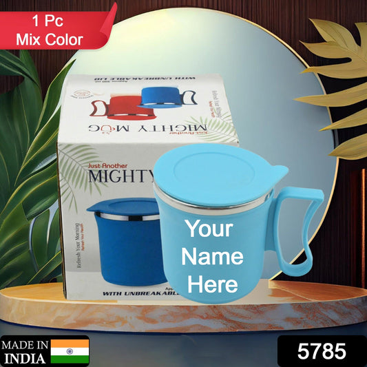 Customize 300ml Stainless Steel Mug: Insulated, Leakproof Lid, Hot/Cold Drinks (Mix Color)