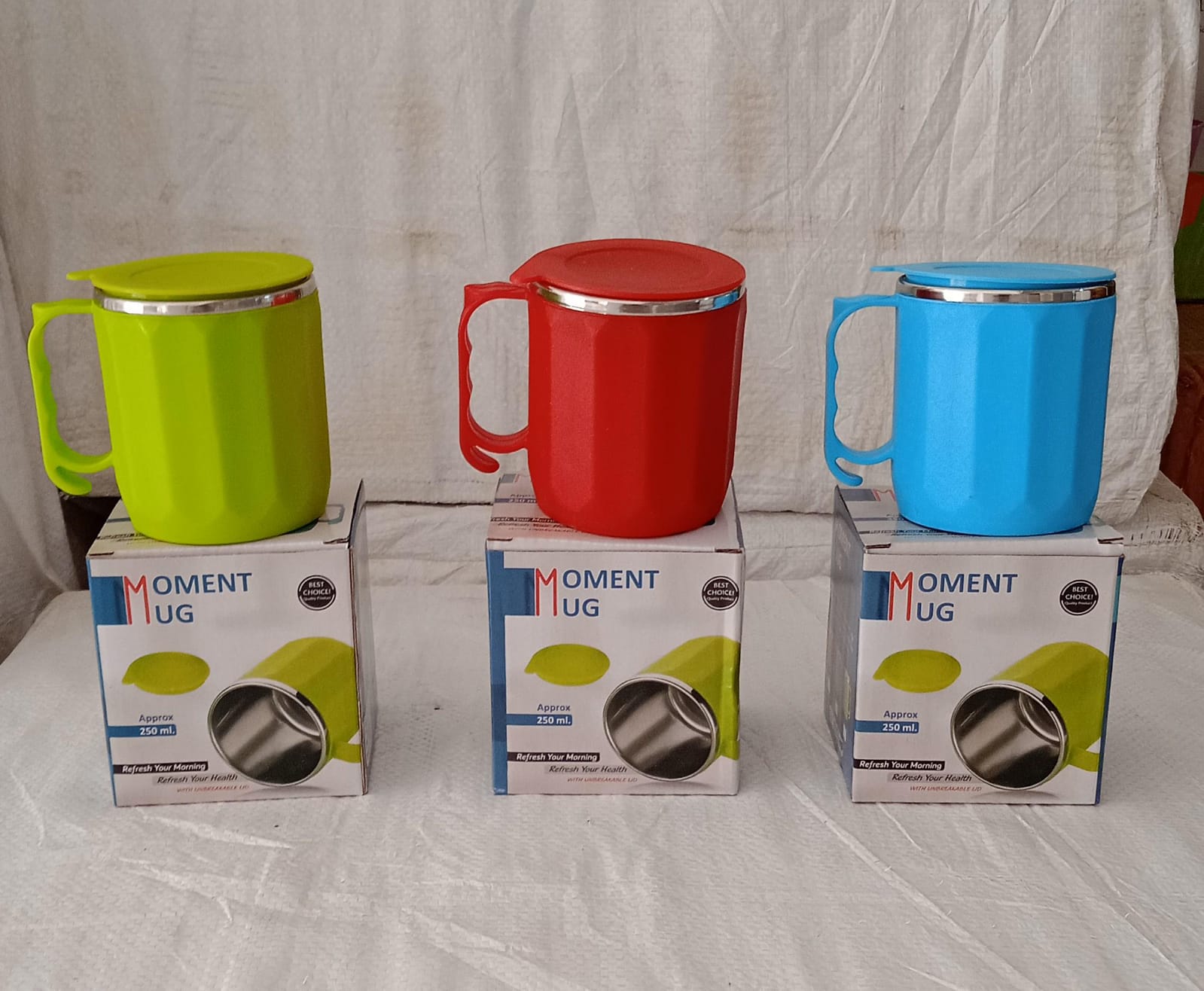 Customize 250ML Stainless Steel Mug: Insulated, Leakproof Lid, Hot/Cold Drinks (Mix Color)