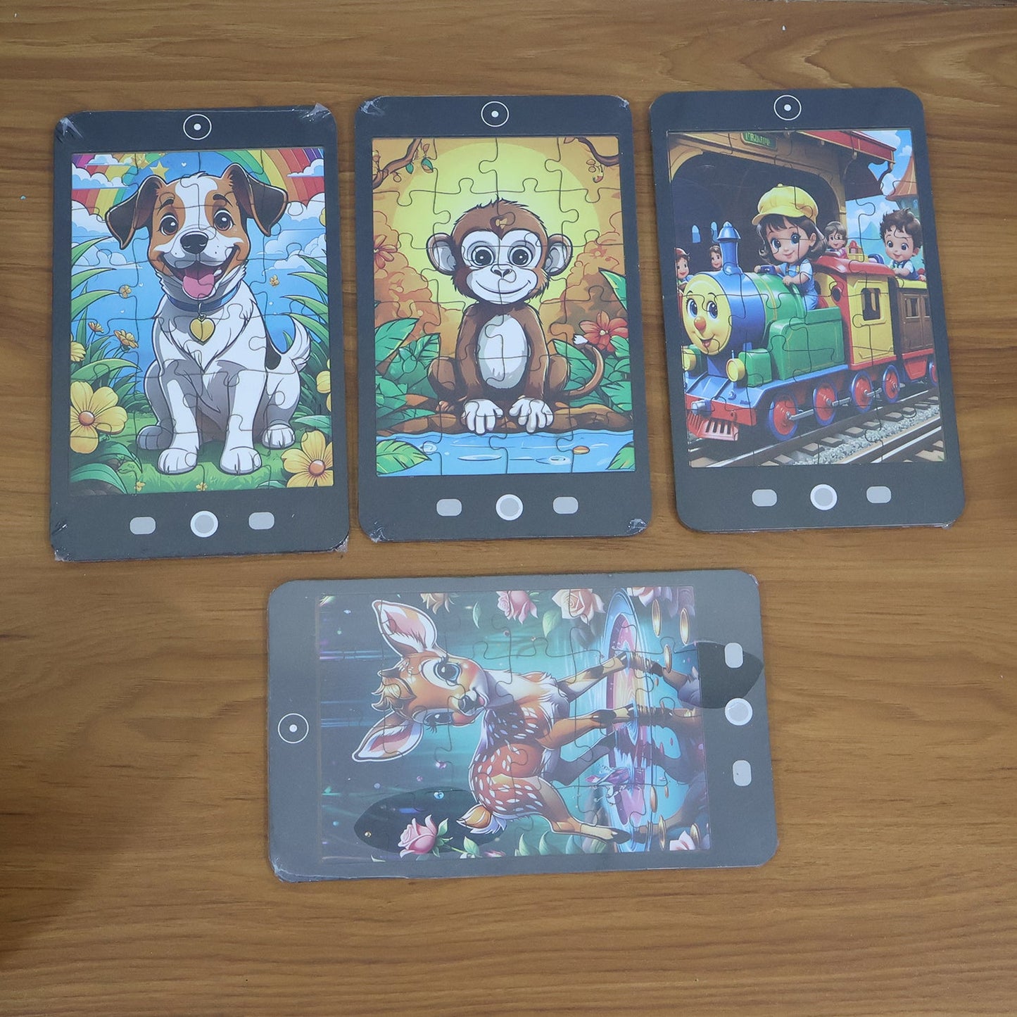 Kids Mini Cartoon Jigsaw Puzzle â€“ 1 Pc Mix Design