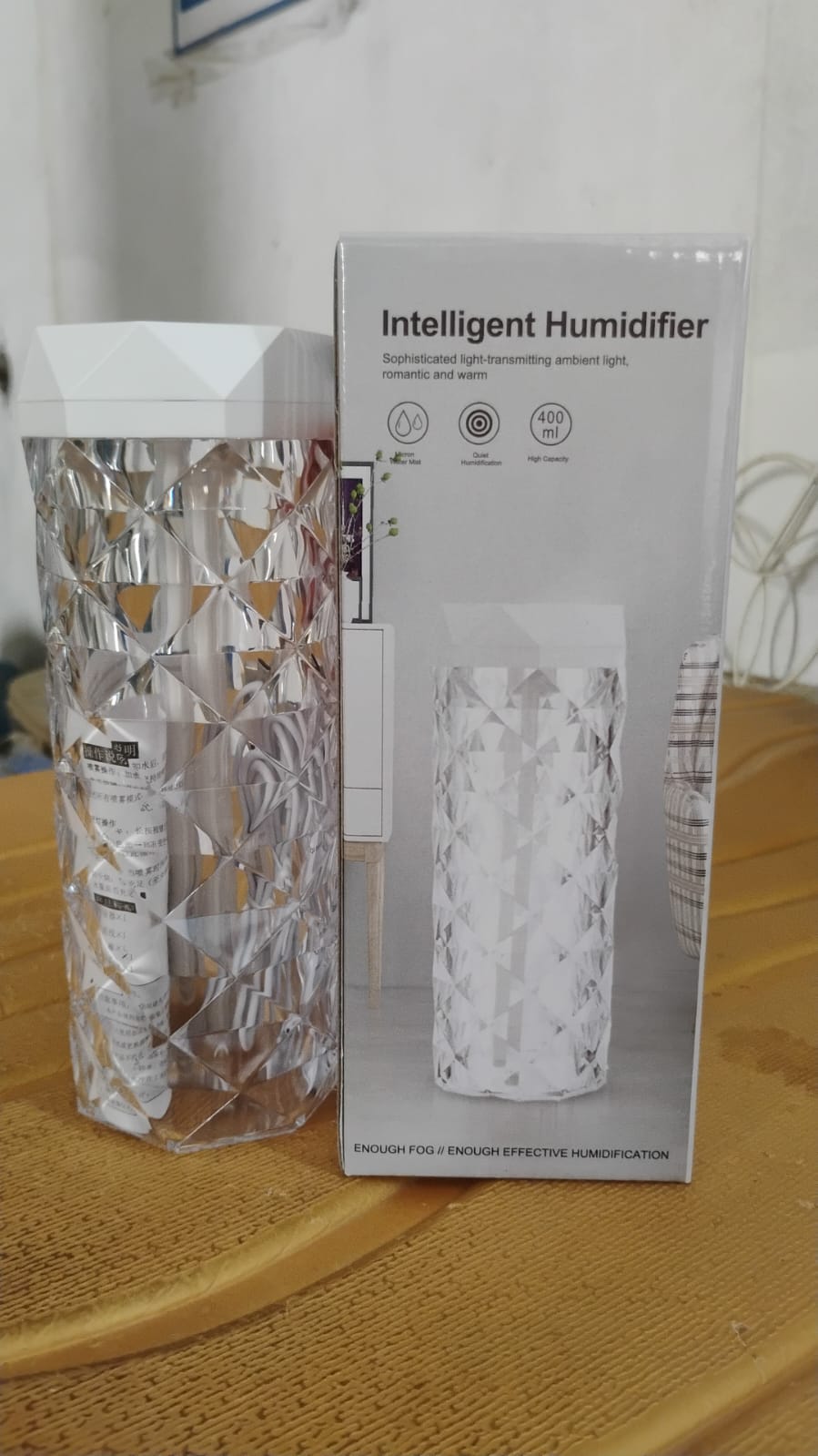 Humidifier with LED Light Approx 400ml