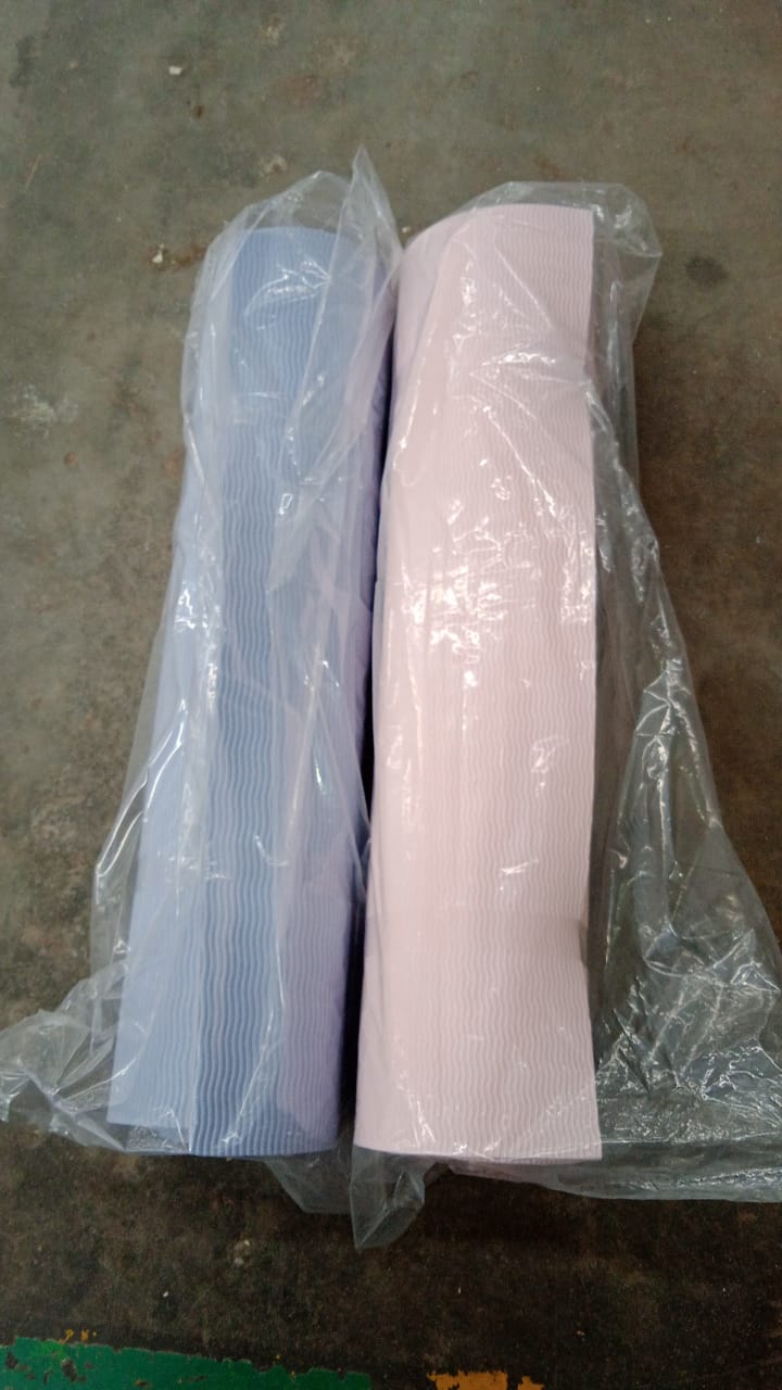 Premium Non-Slip Printed Yoga Mat (Mix Color â€“ 1 Pc)