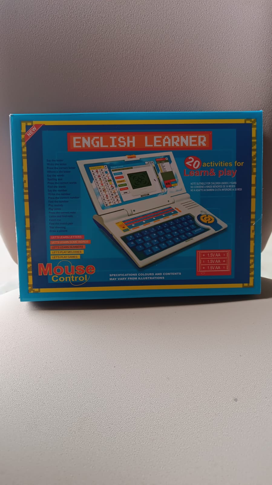 English Learner Educational Laptop Toy â€“ 20 Learning Activities