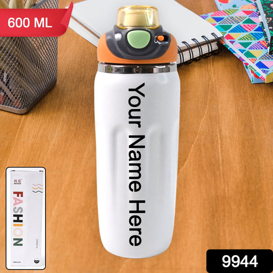 Customize Stainless Steel Water Bottle (600 ML / Approx)