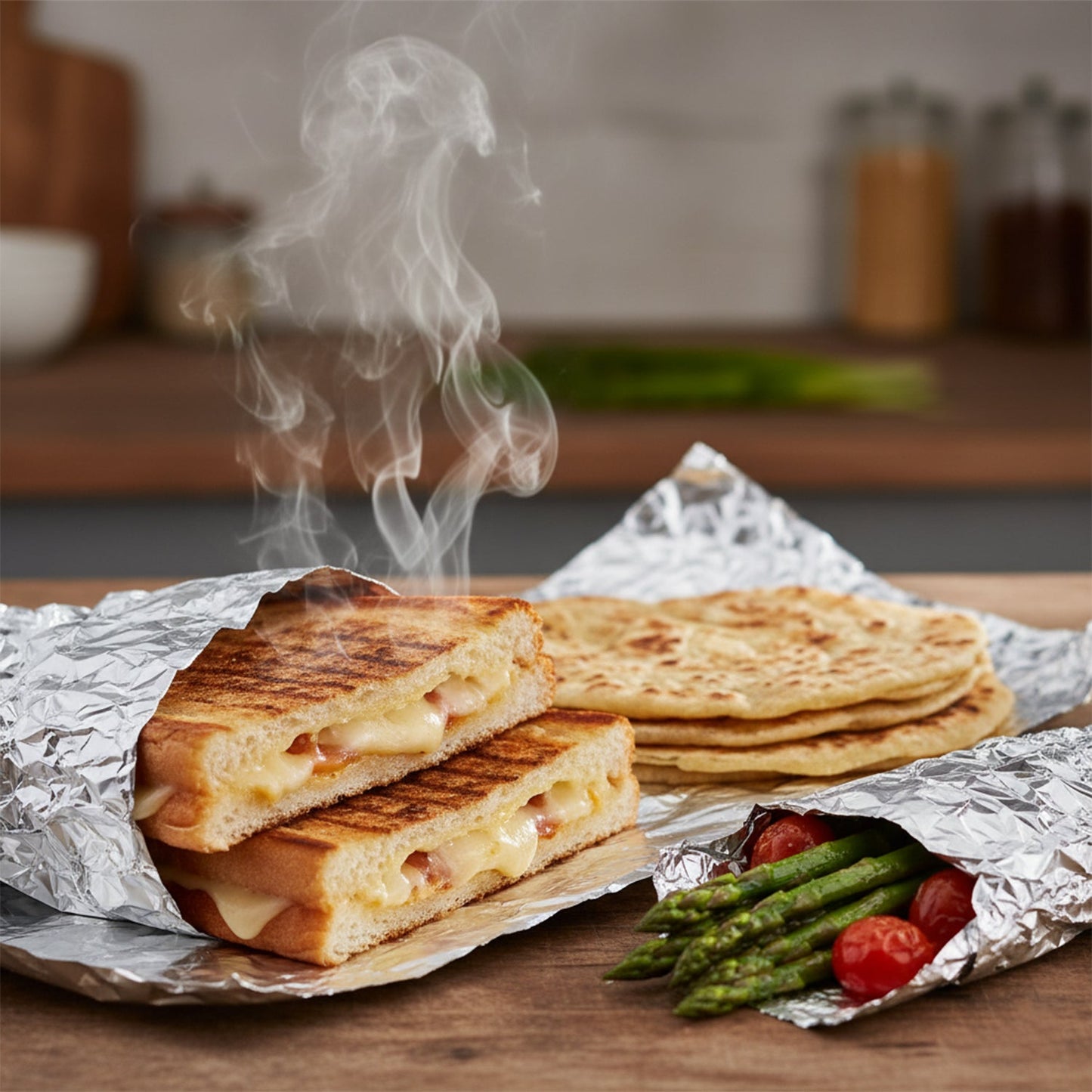 Aluminium Foil Cut Sheets 220Ã—250 mm â€“ 50 Sheets