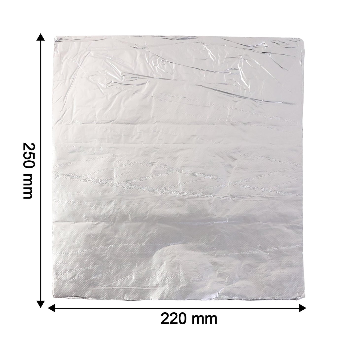 Aluminium Foil Cut Sheets 220Ã—250 mm â€“ 50 Sheets