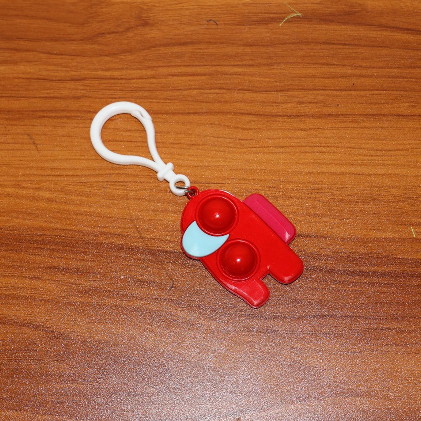 Pop-It Fidget Keychain Toy - (1 Pc / Mix Color)