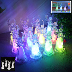LED Light-Up Angel Figurines