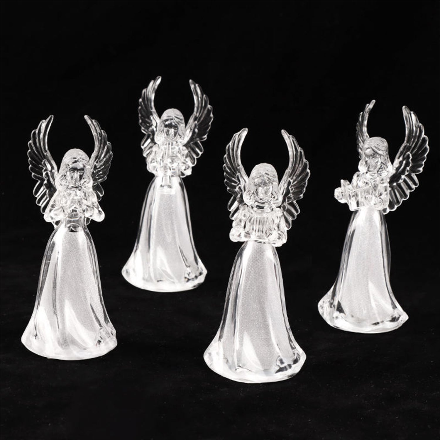 LED Lighted Angel Figurines