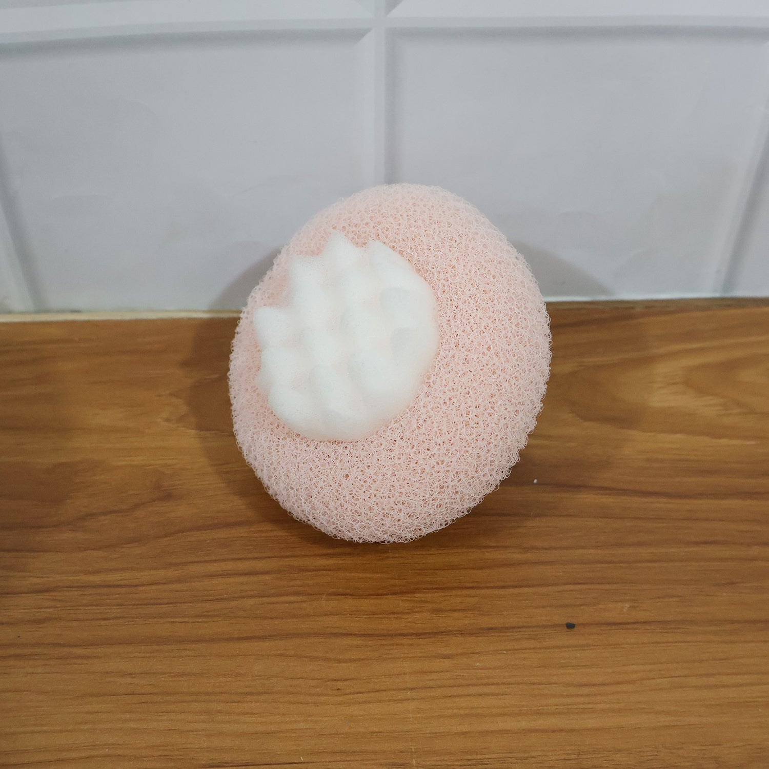 Premium Soft Exfoliating Round Bath Scrubber (1 Pc)