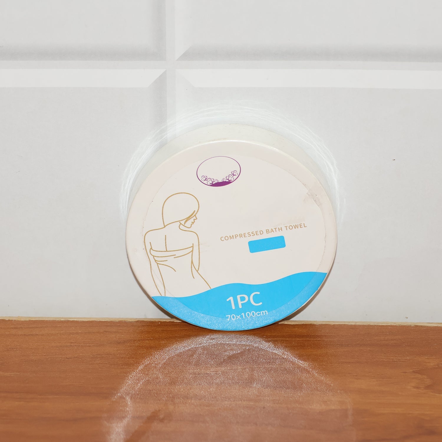 Compressed Travel Bath Towel - (1 Pc / 70x10 Cm)