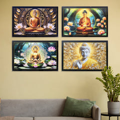 Lord Buddha Wall Painting Frame