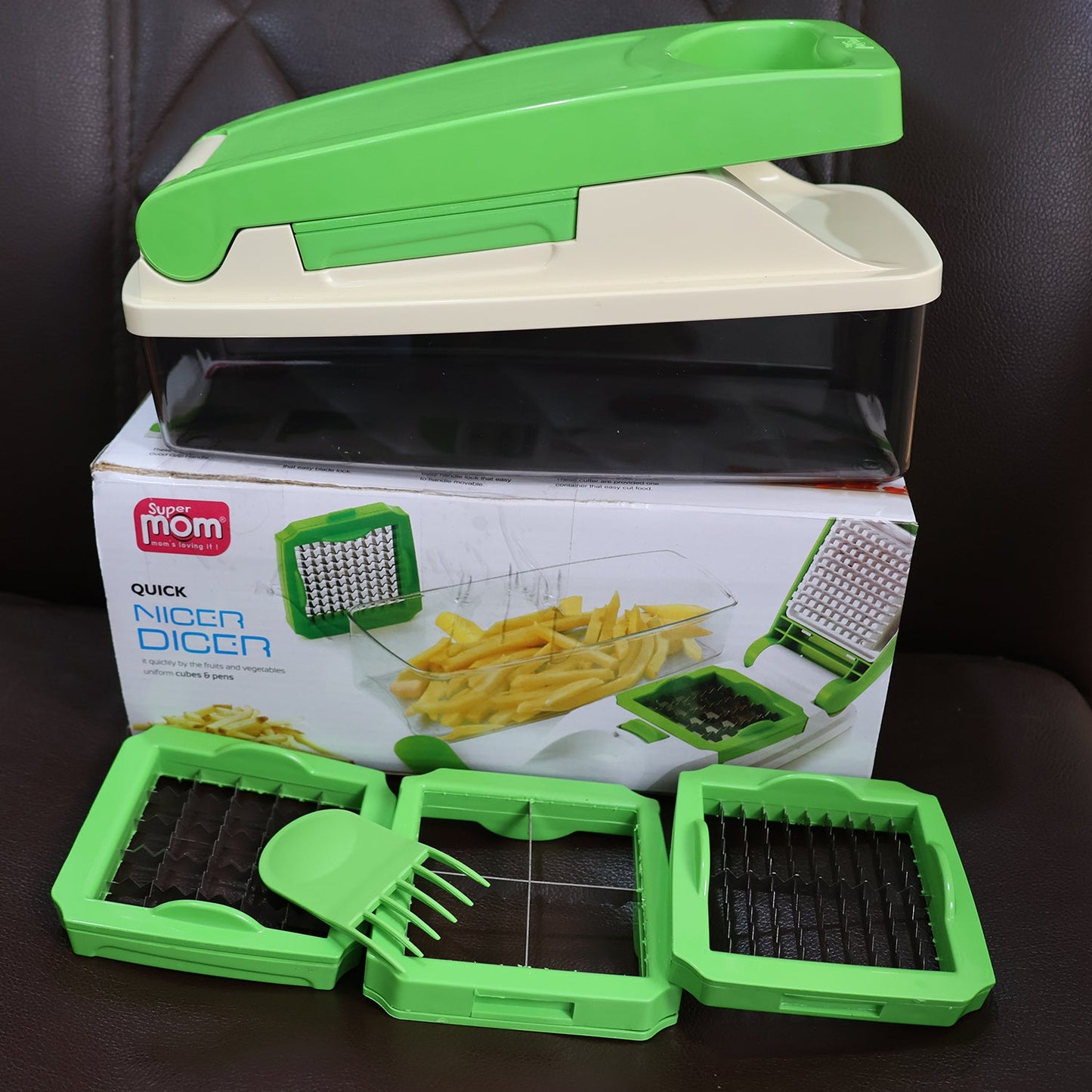 Supermom Quick Nicer Dicer â€“ Multipurpose Vegetable & Fruit Chopper
