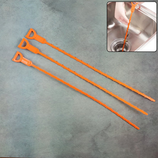 Flexible Sink & Drain Cleaning Stick â€“ 50 cm Long (Pack of 3)