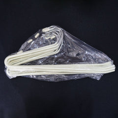 Premium stainless steel Hangers with Silicone Cover Chrome Hook for Clothes (10 Pc / Set)