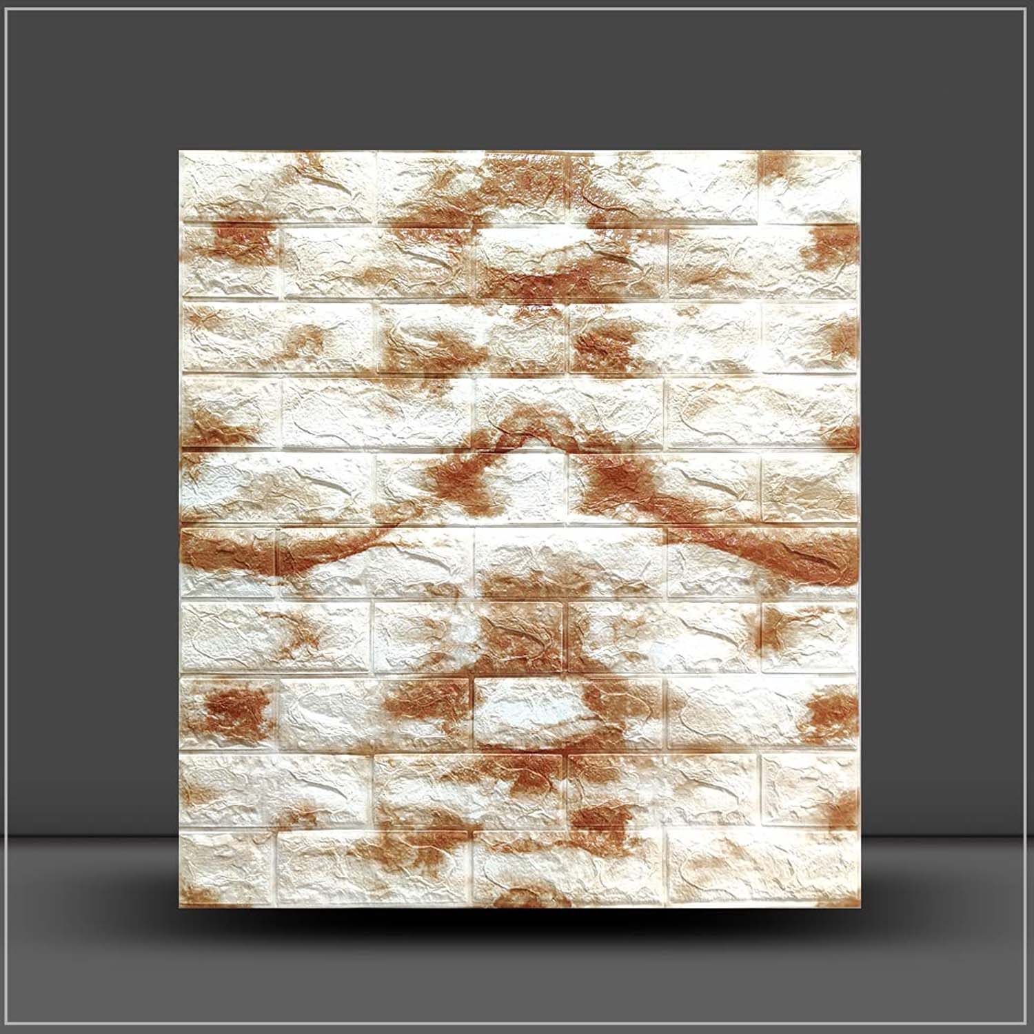 Wallpaper 3D Foam Wallpaper Sticker Panels (78 x 70 Cm / 1 Pc)