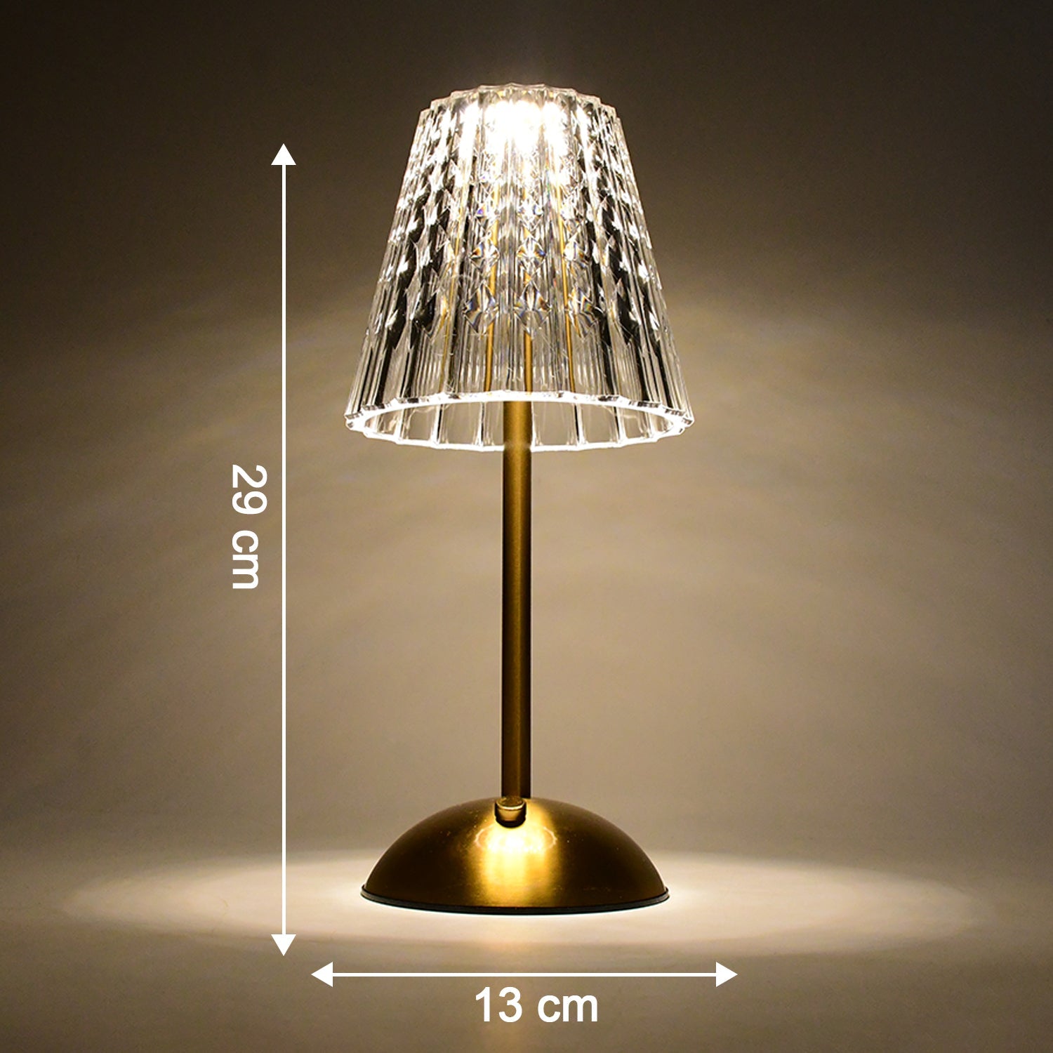Shade Crystal Table Lamp