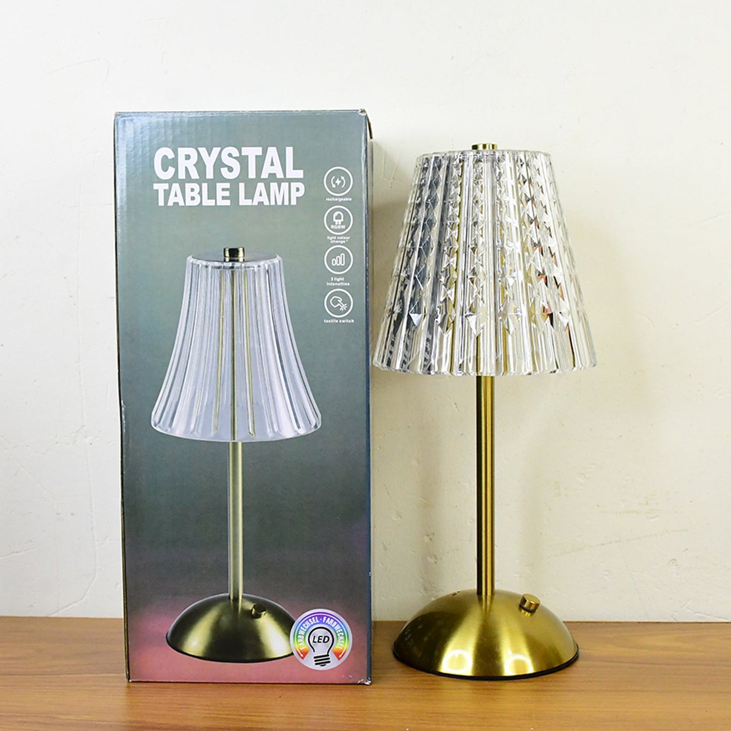Shade Crystal Table Lamp