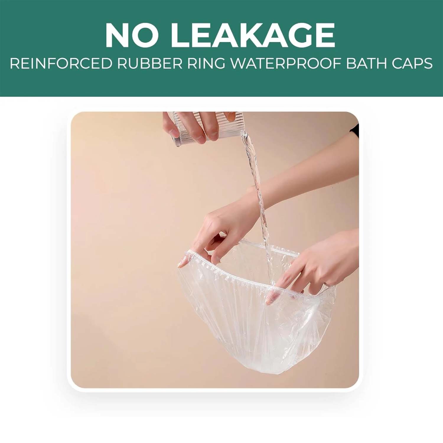 Disposable Menâ€™s Hair Protection Shower Cap / Head Cover (5 Pc)