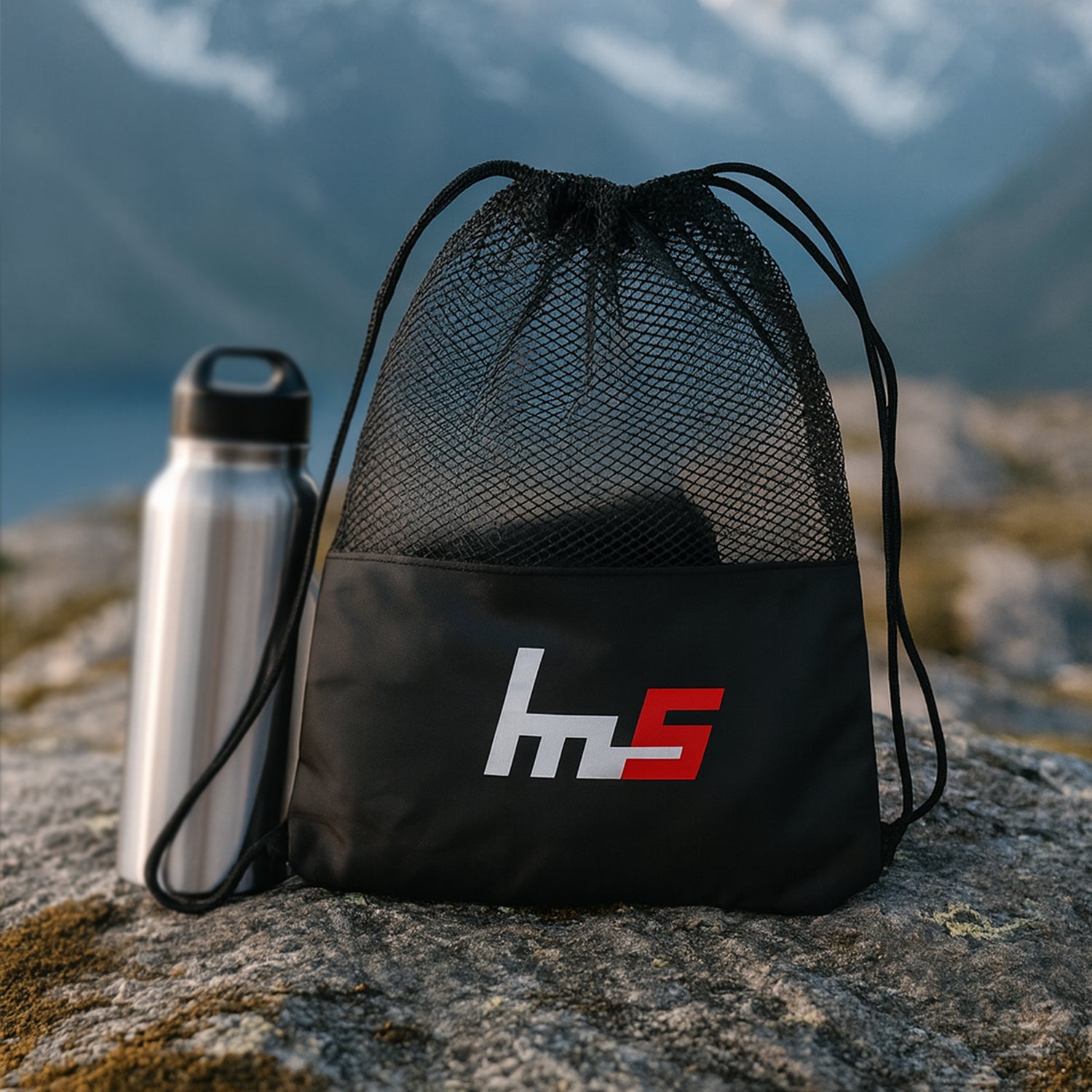 Mesh Drawstring Gym Sack â€“ Breathable Sports Backpack (1 Pc)