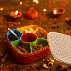 Dry Fruit & Snack Box with Spoon - 1 Set