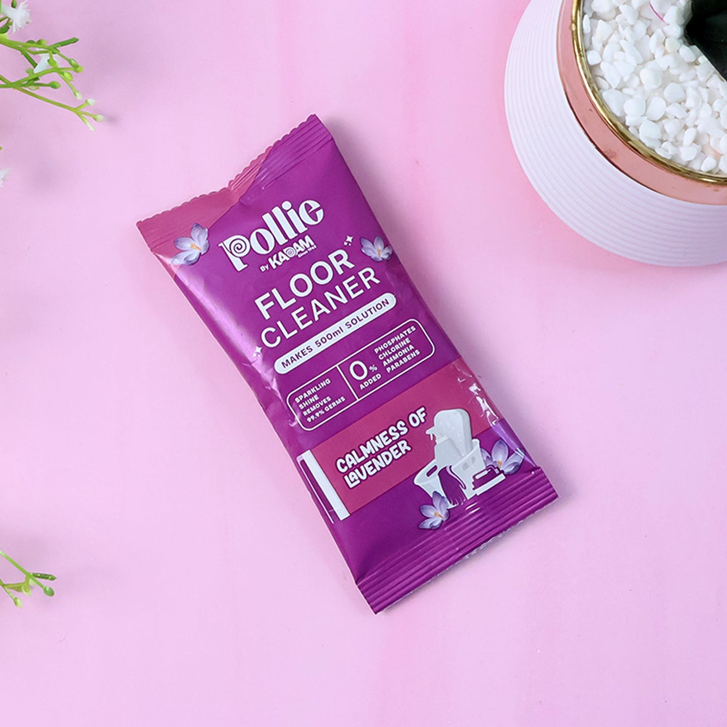 Pollic Kadam Concentrated Floor Cleaner Sachet â€“ Lavender Fragrance (50 Gm)