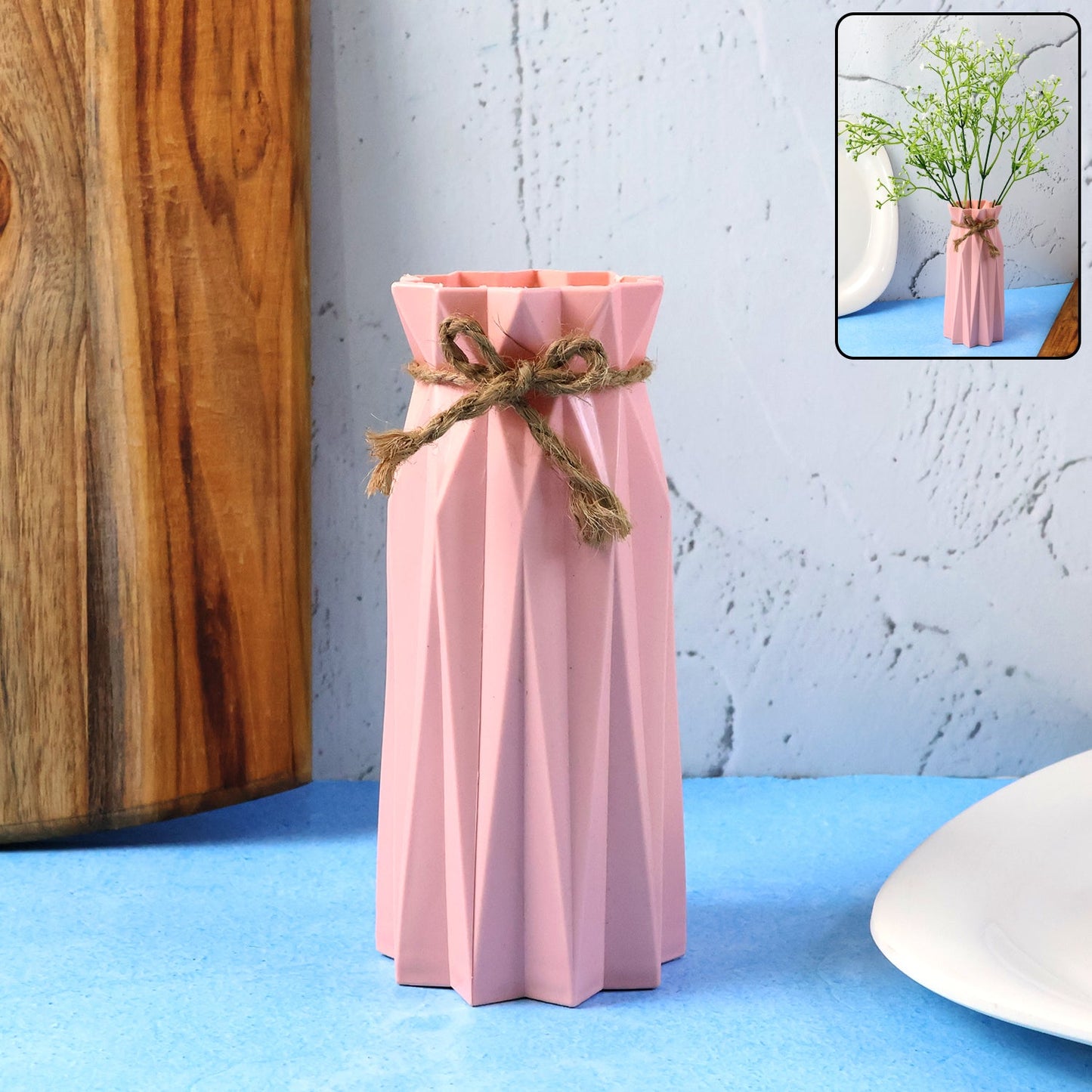 Small Decorative Flower Vase for Home DÃ©cor (1 Pc)