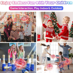 Flying Ball Toys, USB Rechargeable Built-in RGB Lights 360Â°Rotating Magic Controller