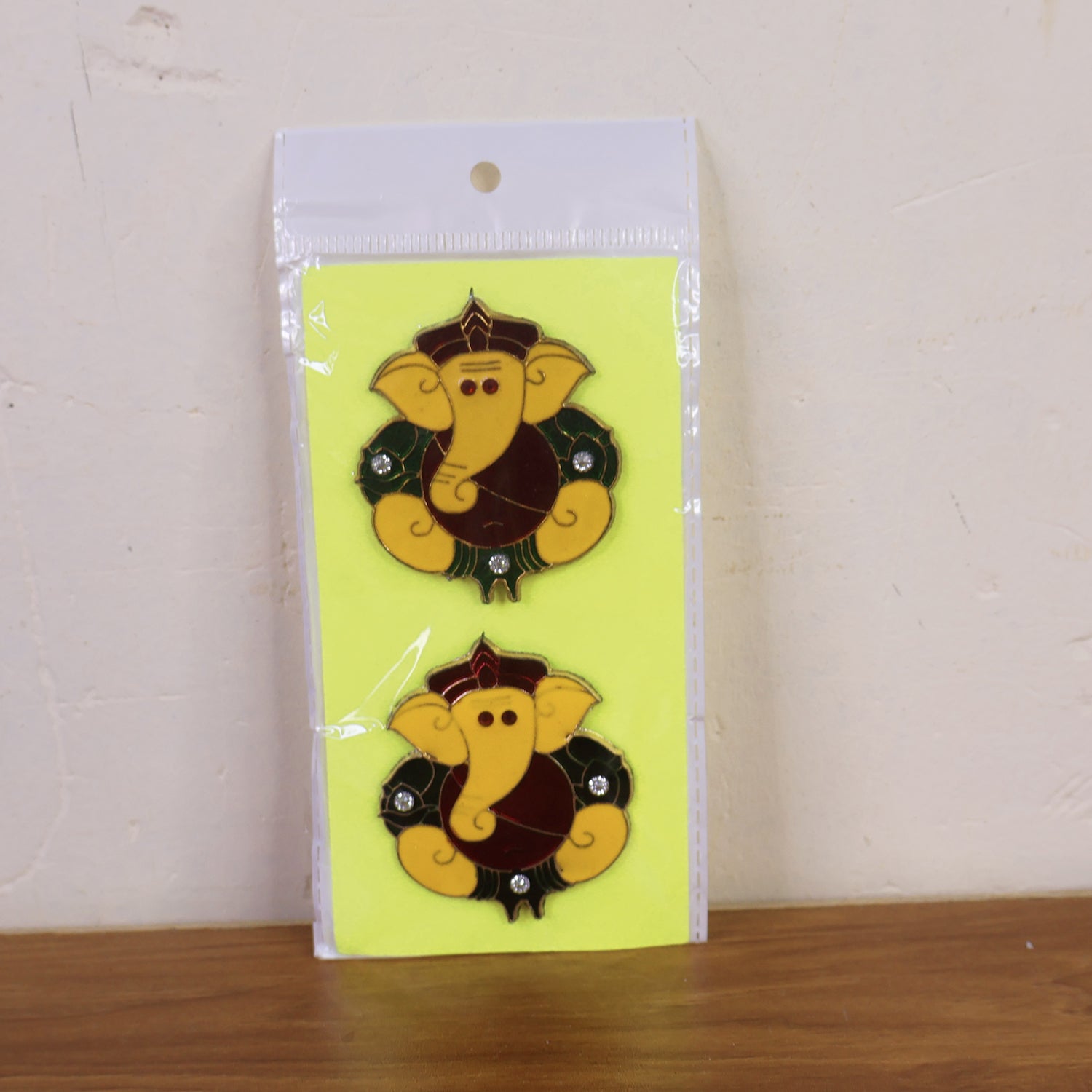 Decorative Lord Ganesha Wall Hanging Stickers (2 Pc)