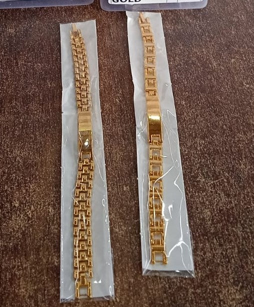 Customized Golden Bracelet for Men (Mix Design / 1 Pc)