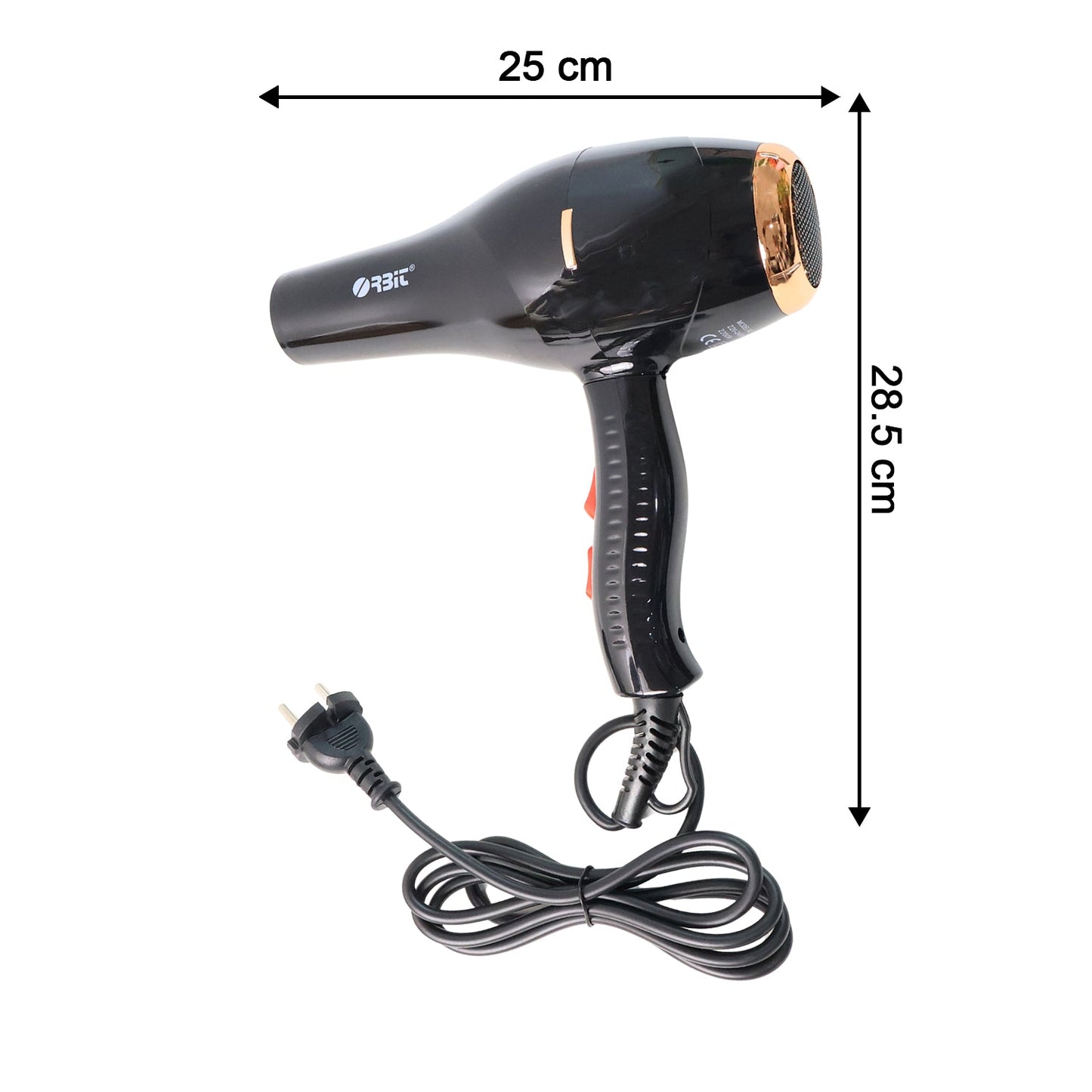 Orbit Professional Electric Hair Dryer with Concentrator Nozzle (1 Pc)