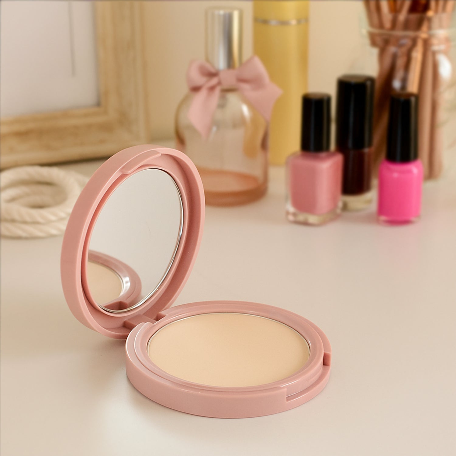 OG Beauty Hazelnut Flawless Touch Compact Powder (9 GM / 1 Pc)