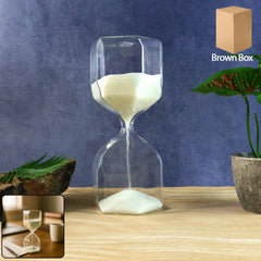 Elegant Glass Hourglass Sand Timer (1 Pc)