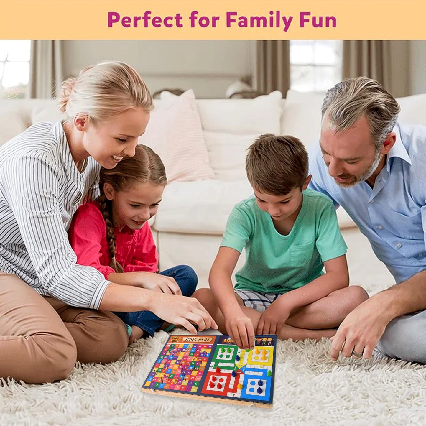 Wooden Board Game Set â€“ Ludo, Snakes & Ladders, and Desktop Football (3-in-1)