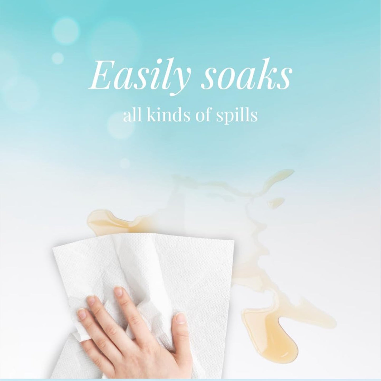 Freshee Super-Absorbent Kitchen Roll 4-in-1 Paper Towels (4 Rolls Ã— 60 Sheets = 240 Sheets)