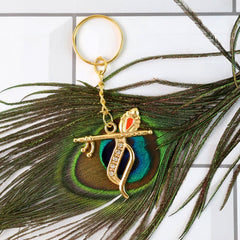 Peacock Flute Keychain Set (2 Pc Mix Design)