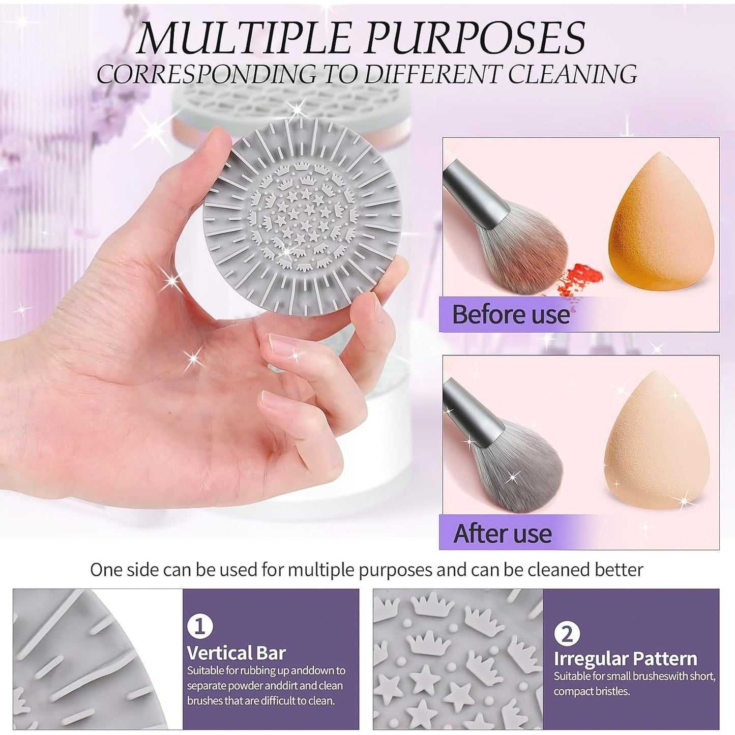 Electric Makeup Brush Cleaner and Dryer â€“ Automatic USB Rechargeable Brush Washing Machine