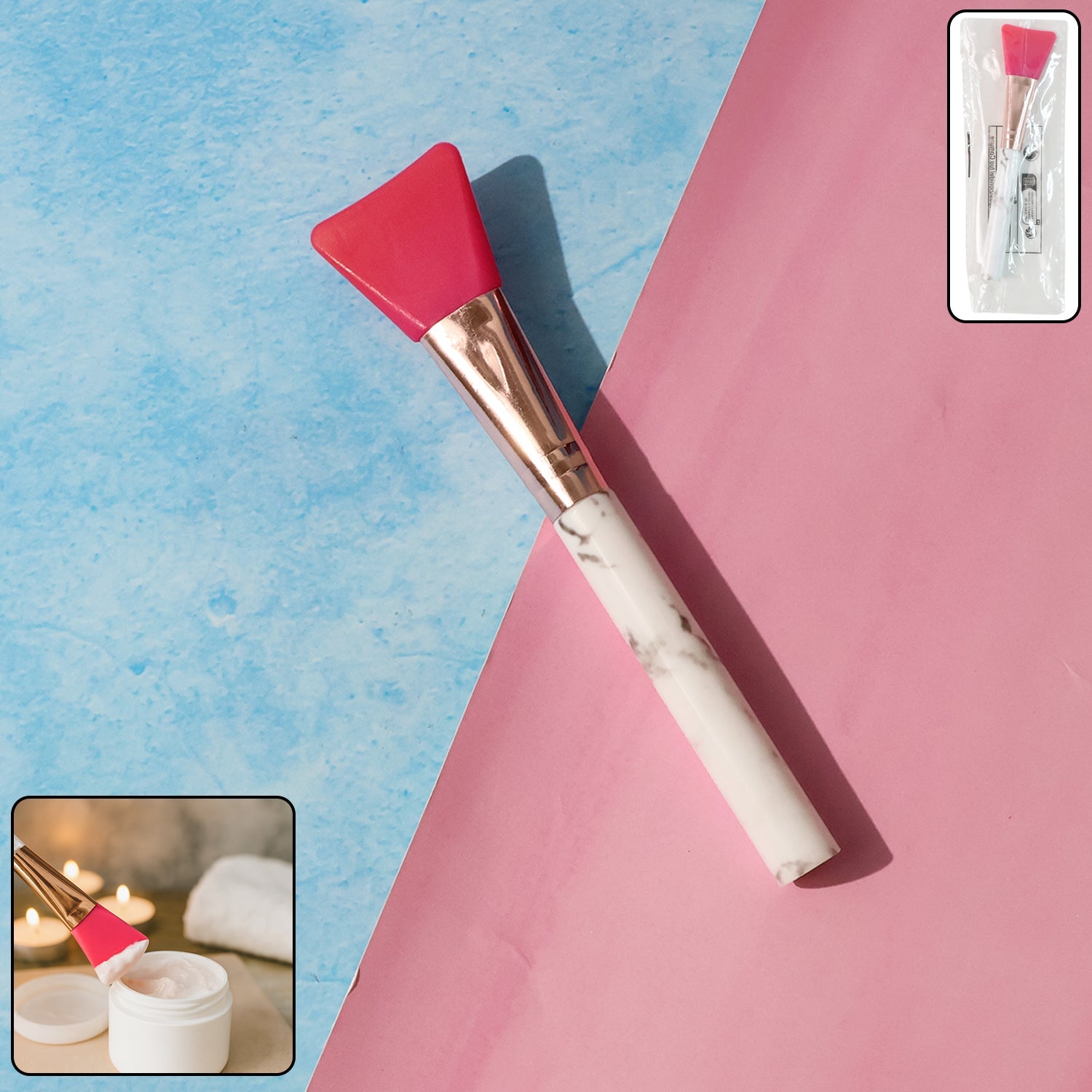 Silicone Face Mask Applicator Brush - (1 Pc)