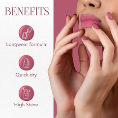 OG Beauty Perfect Pink Mattify Nail Paint (10 ML / 1 Pc)