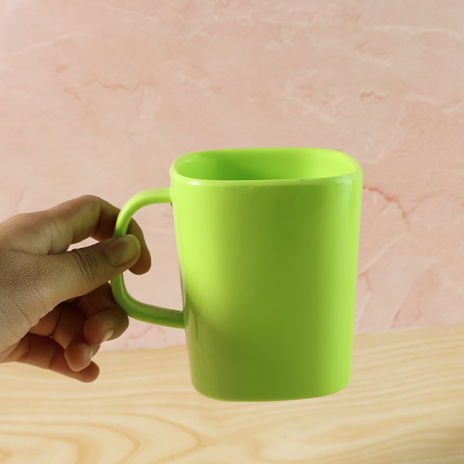 Square Melamine Mug â€“ Premium Durable Lightweight Cup (1 Pc)