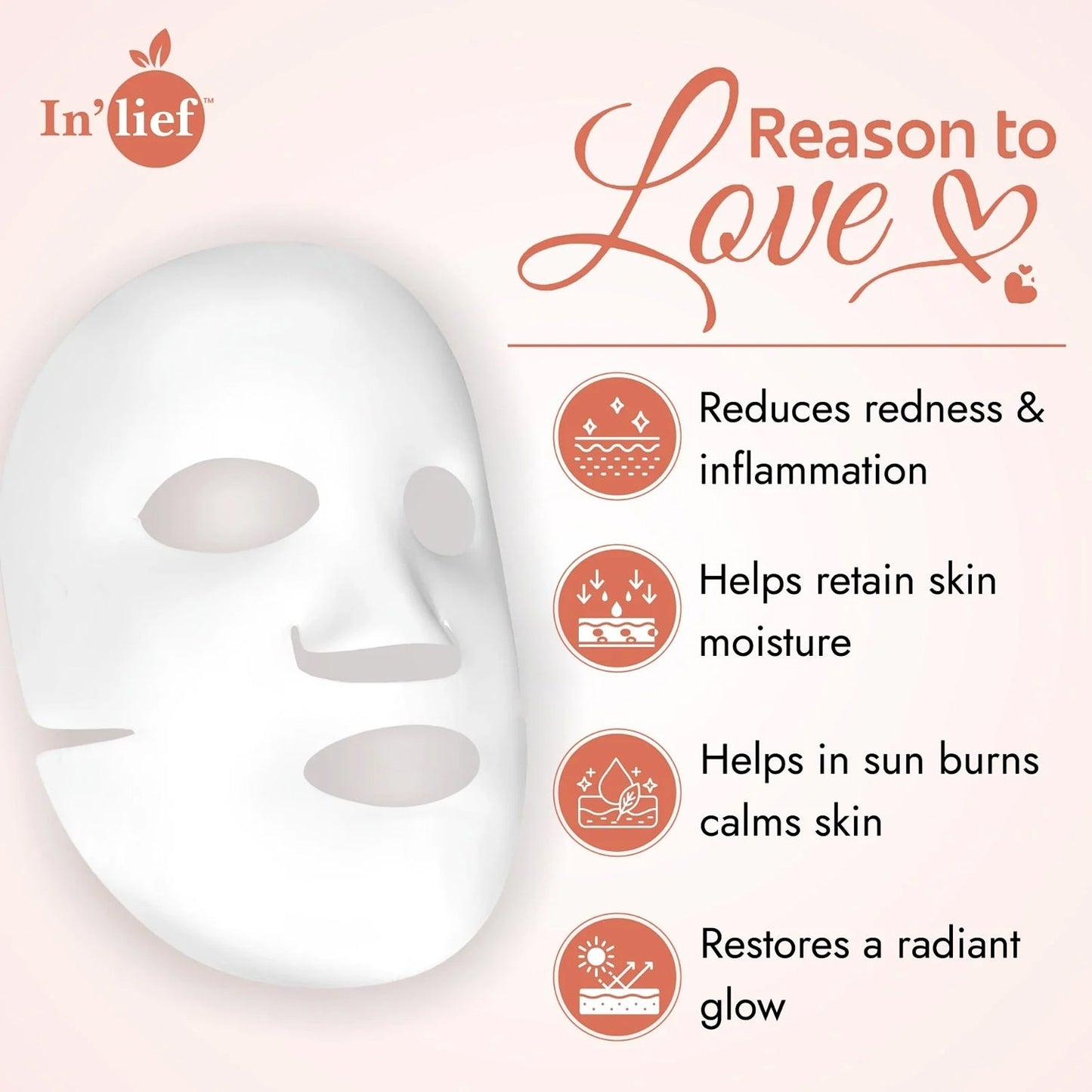 Inâ€™lief Niacinamide 1% Hydrating & Calming Facial Sheet Mask (1 Pc)