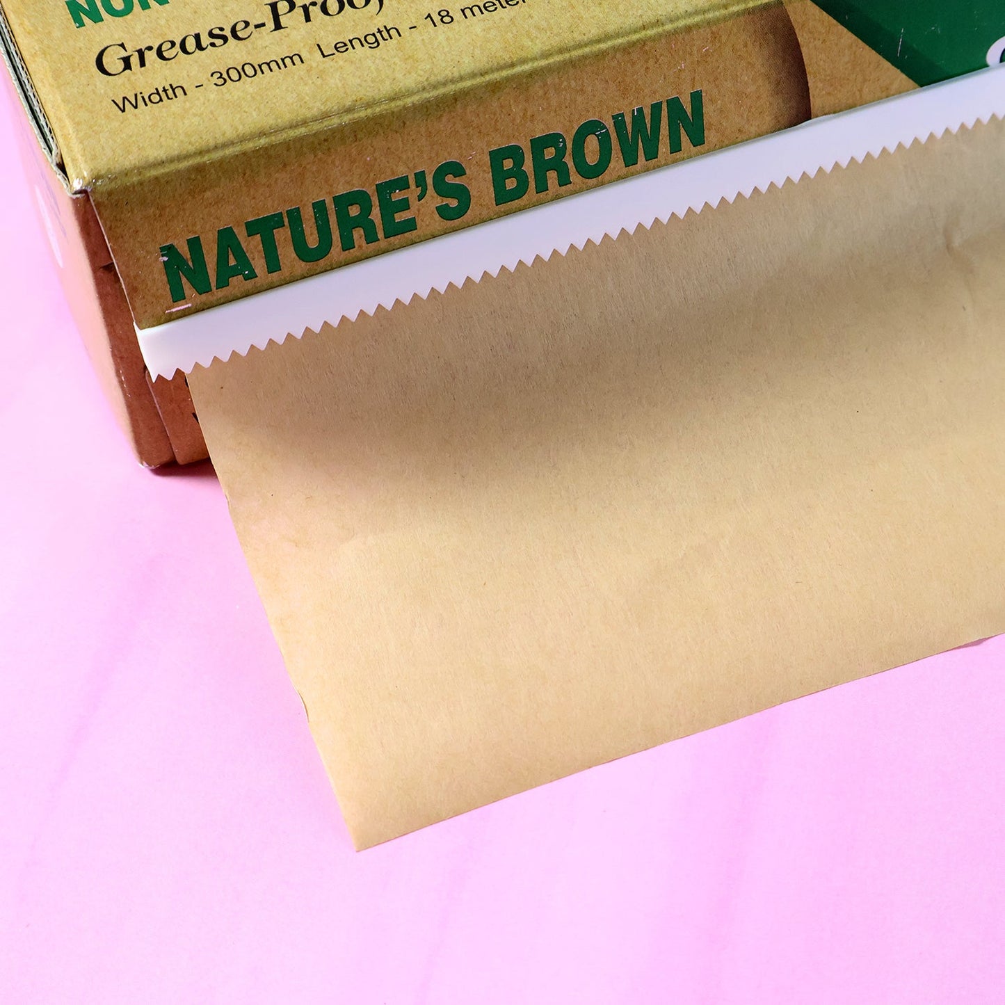 Freshee Natureâ€™s Brown Non-Stick Food Paper 18 Meter + 2 Meter Free (Total 20 Meter)