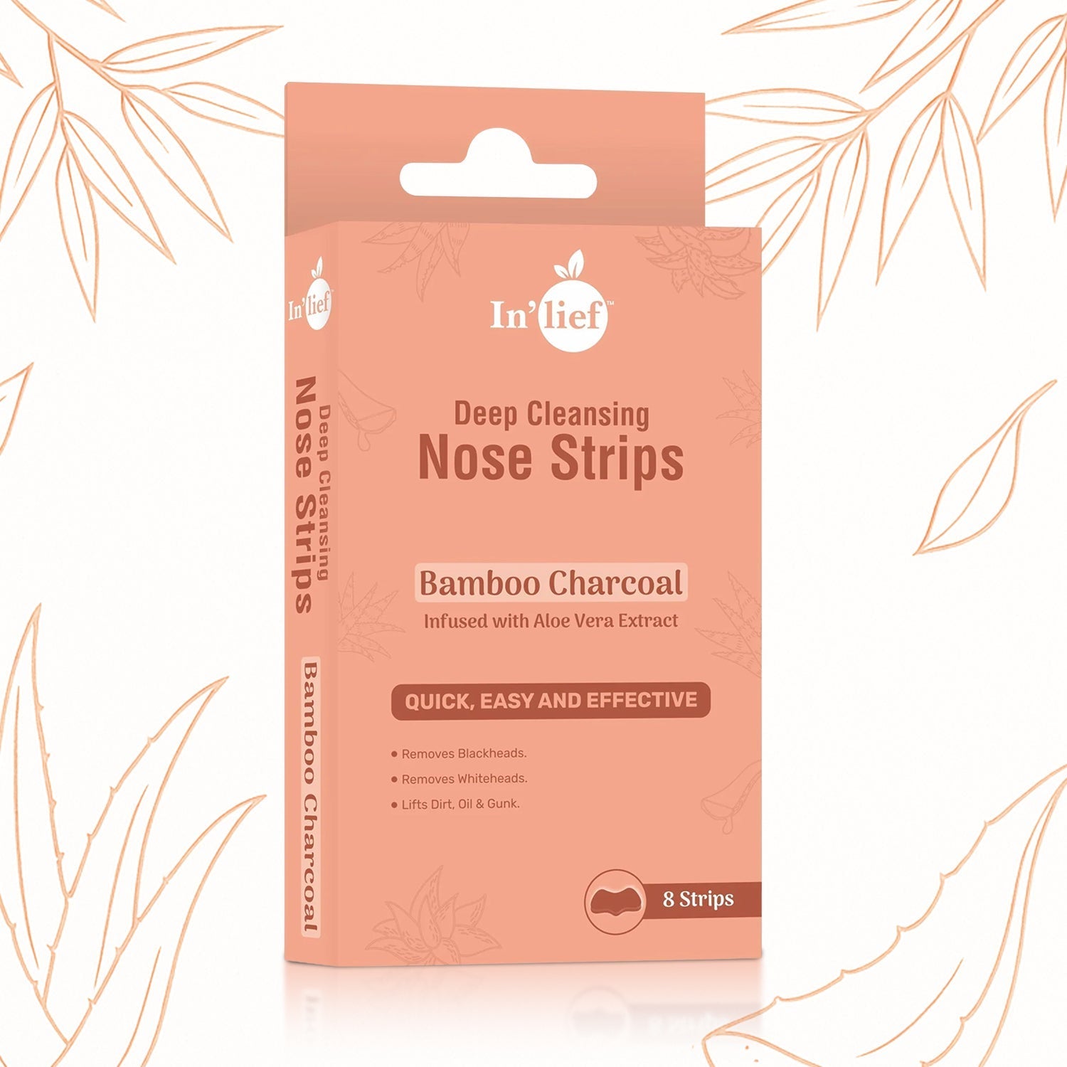 Inâ€™lief Bamboo Charcoal Deep Cleansing Nose Strips