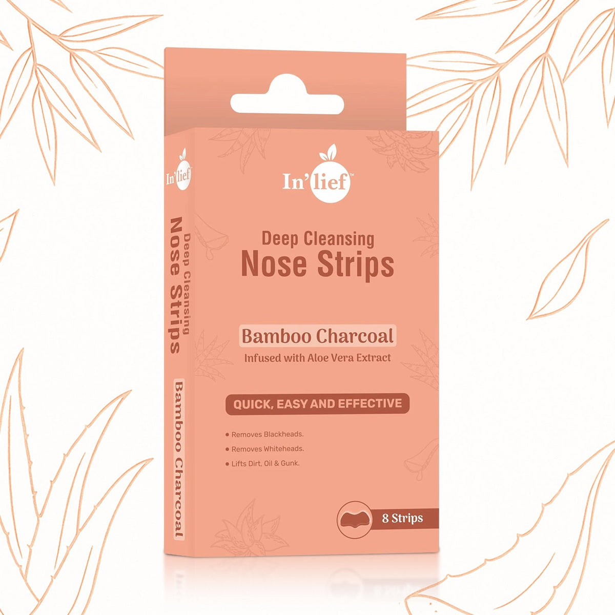 Inâ€™lief Bamboo Charcoal Deep Cleansing Nose Strips