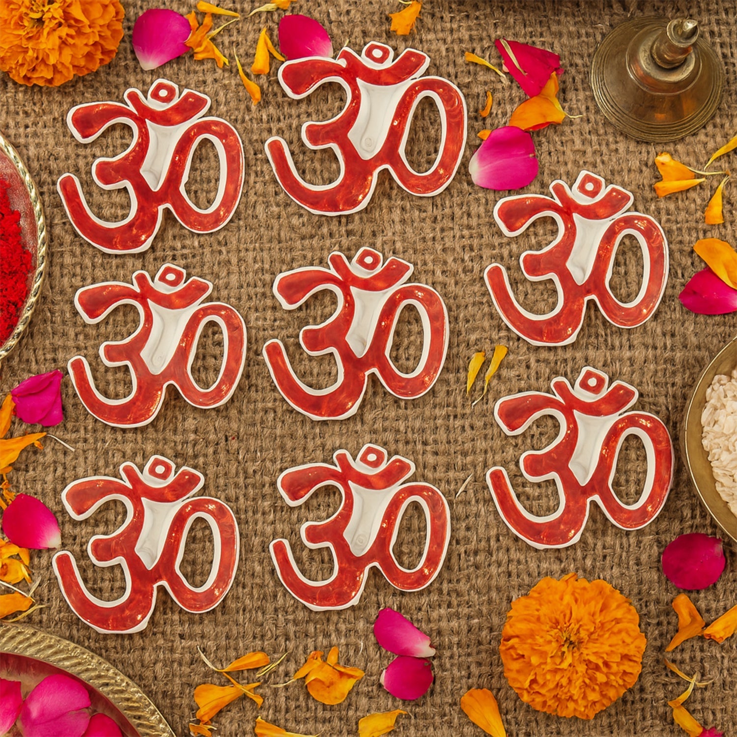 Traditional Decorative â€œOmâ€ Sticker - (Set)