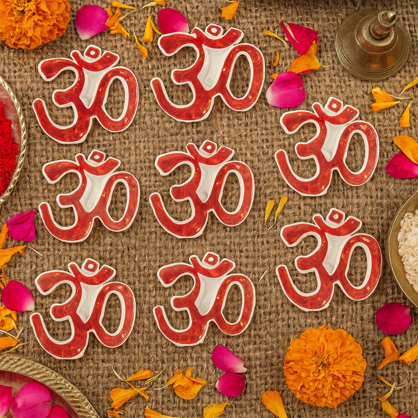Traditional Decorative â€œOmâ€ Sticker - (Set)