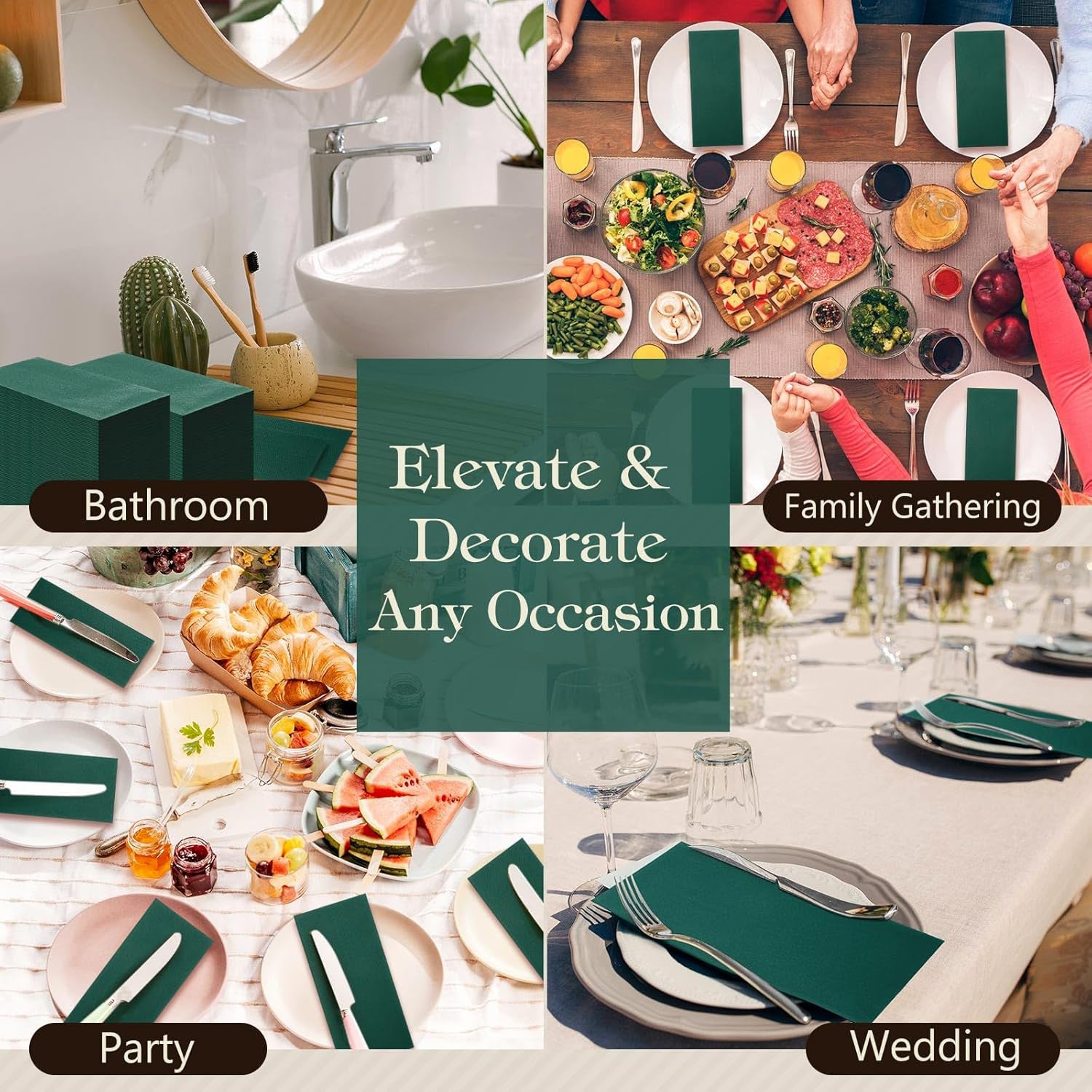 Multi-Color & Printed Disposable Food Wrapping Paper Set (10 Pc)