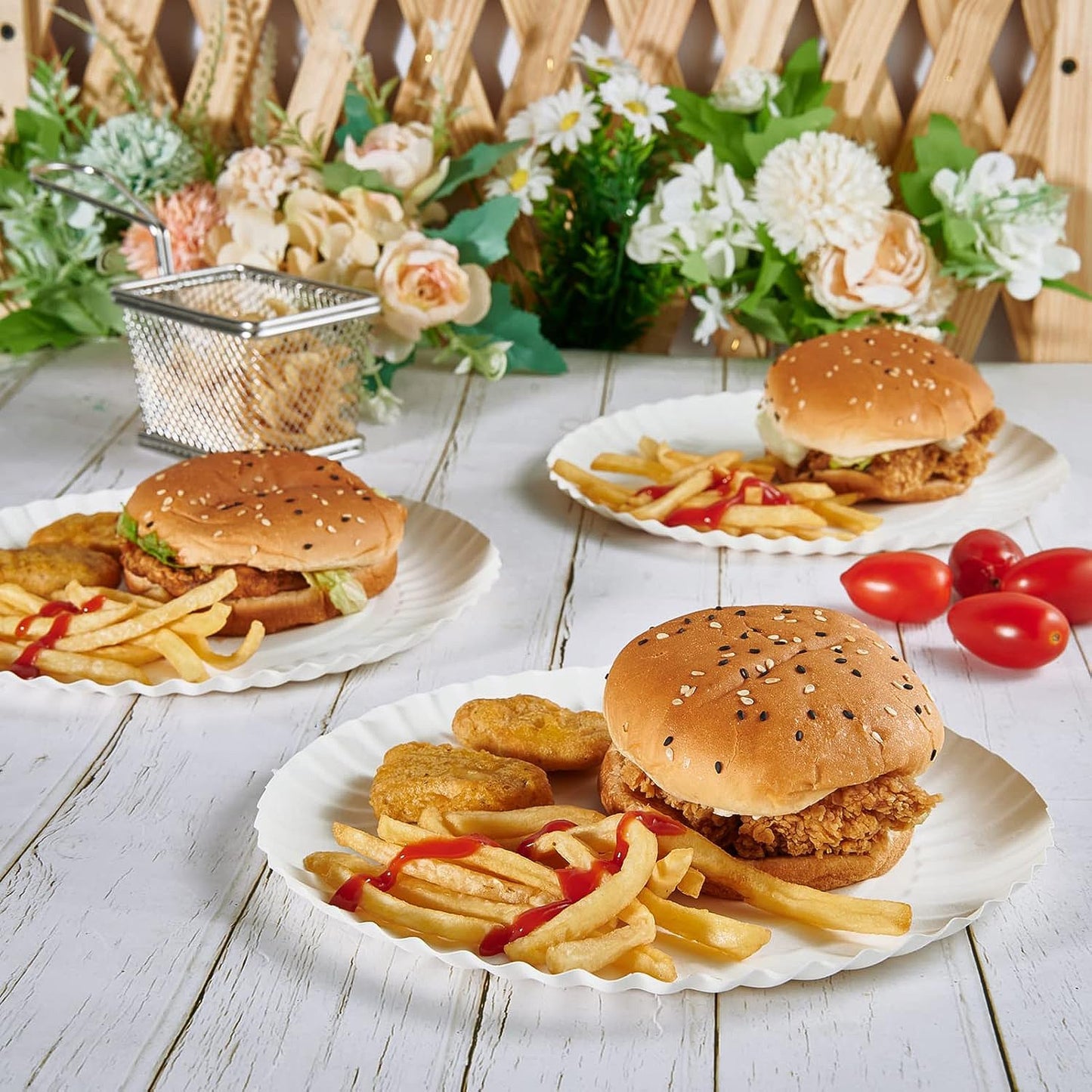 Freshee 9 Inch Round Compostable Paper Plate â€“ 25 Pcs Pack