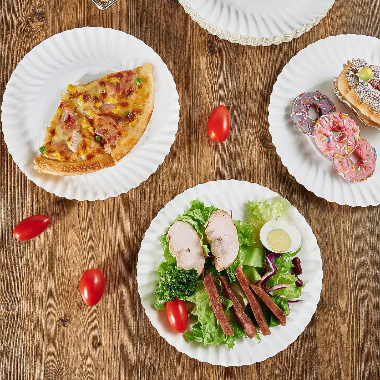 Freshee 9 Inch Round Compostable Paper Plate â€“ 25 Pcs Pack